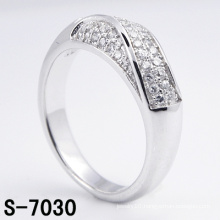 New Design Fashion Jewelry 925 Sterling Silver Ring with CZ (S-7030)